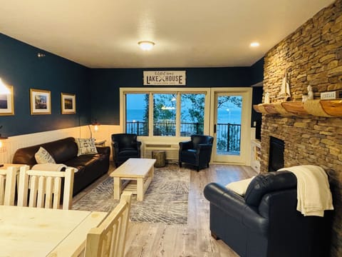 Lovely evening view overlooking Lake Superior 