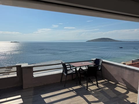 Luxury Quadruple Room, Sea View | Terrace/patio