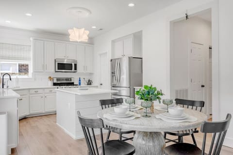 Spacious kitchen and breakfast nook.