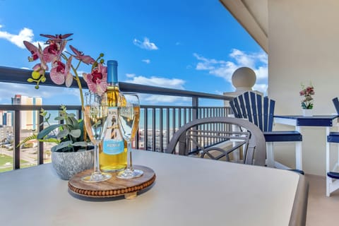 Sip champagne on your private balcony while soaking up stunning city views and ocean breezes.