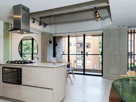 Apartment, Multiple Beds, Balcony, City View (Ekkos 402) | Private kitchen | Coffee/tea maker