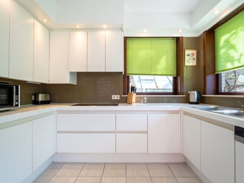 Kitchen, Interior Design, Countertop, Cabinetry, Kitchen Appliance, Wood, Flooring, Ceiling, Home, Major Appliance