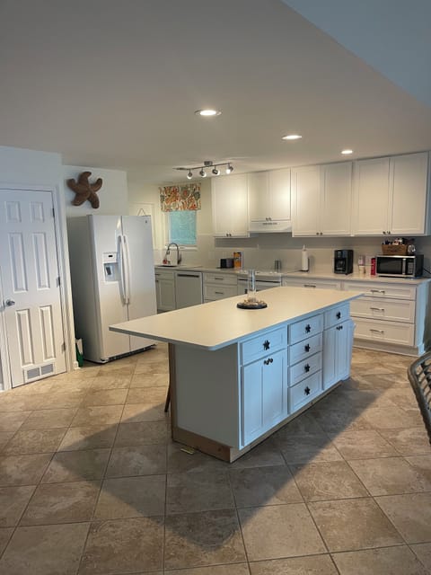 Open kitchen with island