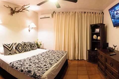 Floor-to-ceiling doors with privacy curtains