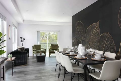 Elegant dining area perfect for shared meals and gatherings
