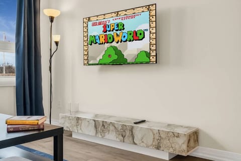 Play classic Super Nintendo and PlayStation 1 games on our retro console!