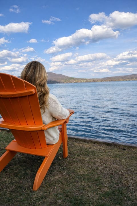 Spend your mornings looking out onto the beautiful Canandaigua Lake.