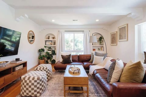 Make yourself at home and relax with chic bohemian vibes and modern touches