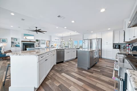 High-end kitchen with two of every appliance!