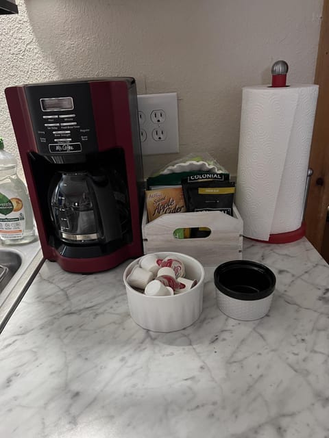 Paradise queen Studio on lake superior coffee station