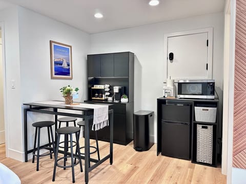 Kitchenette designed for maximum function and style.