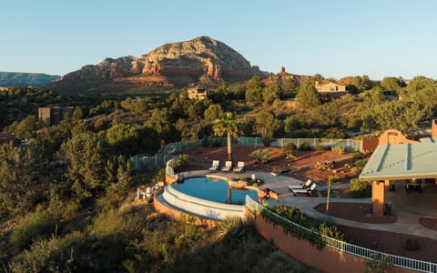 Arial view of the sacred space