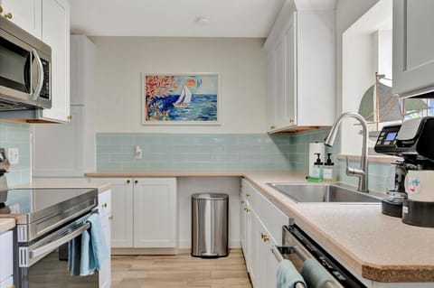 Fully stocked First Floor kitchen