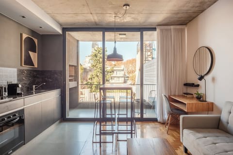 Comfort Studio, Pool View | Private kitchen | Oven, stovetop, coffee/tea maker, electric kettle