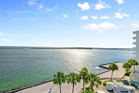 Incredible balcony view from Waterview Towers 503!