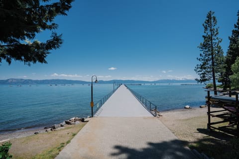 Access to a large pier—ideal for peaceful lakeside moments or fun on the water