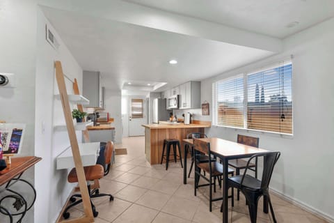 Dining area and dedicated work from home space