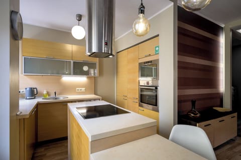 Comfort Apartment, City View | Private kitchenette | Electric kettle