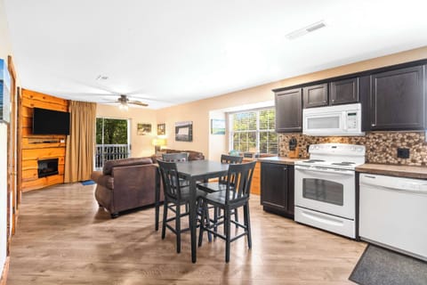 Dining table with seating for 4