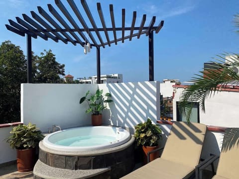 Unwind at the end of the day watching the sunset from the roof terrace!