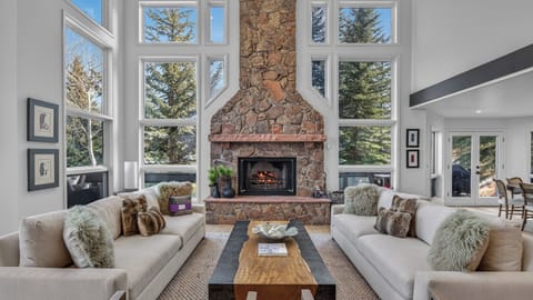 Cozy Wood Burning Fireplace, Main Level