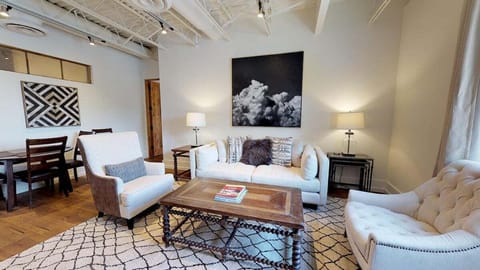 Spacious open living room