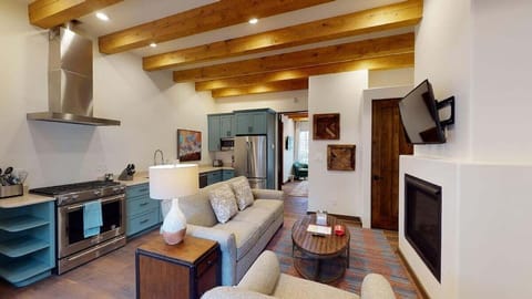 Beautiful living room and kitchen open concept