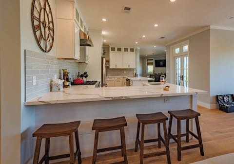 House, Multiple Beds, Fireplace | Private kitchen