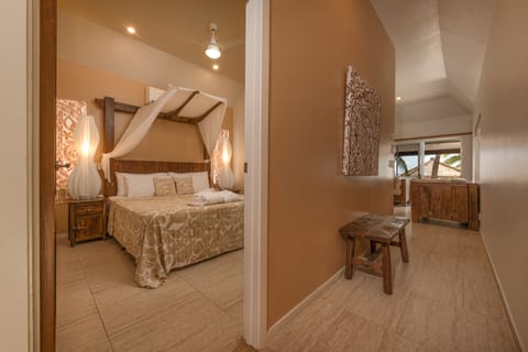 Two Bedroom Pool Beach Front Villa | Egyptian cotton sheets, premium bedding, Tempur-Pedic beds, in-room safe