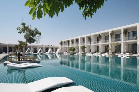 2 outdoor pools, open 7:00 AM to 6:00 PM, pool umbrellas, sun loungers