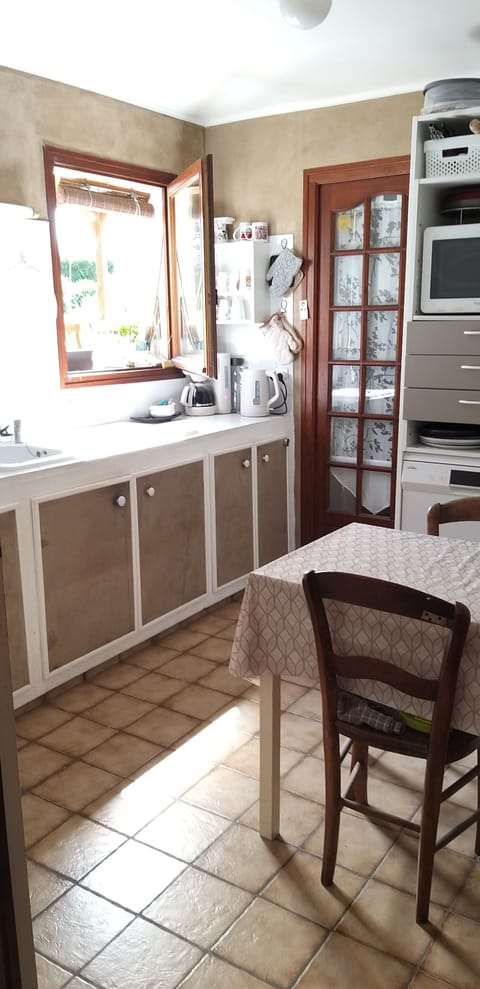 Standard Double or Twin Room, Garden View | Private kitchen | Microwave