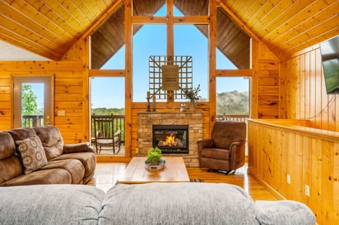 Large windows that show the view
