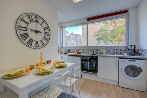 Kitchen and dining area