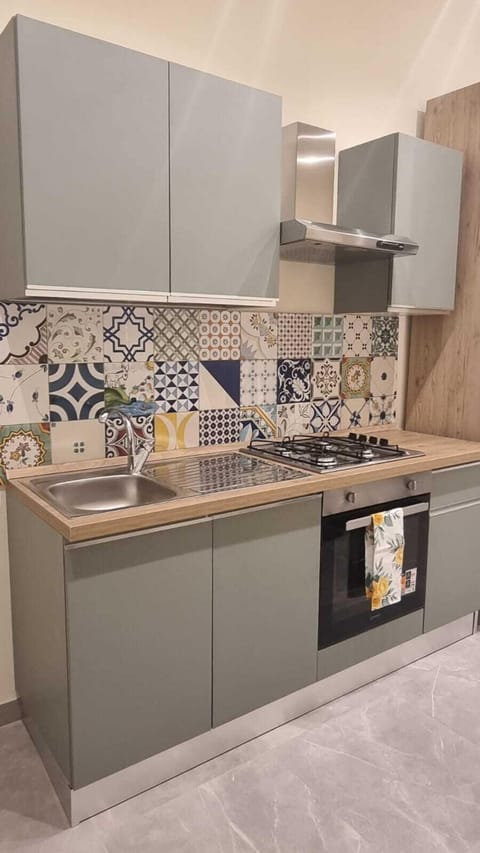 Mini-fridge, oven, stovetop, espresso maker