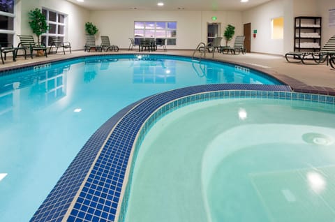 Indoor pool, open 6:00 AM to 10:00 PM, sun loungers