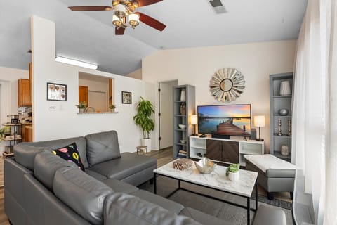 Living Room with television and couch