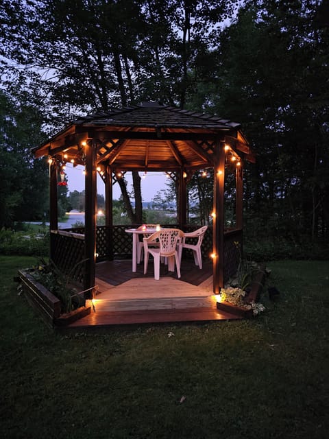 Garden Gazebo in the evening