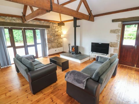 Cottage | Living area | Fireplace