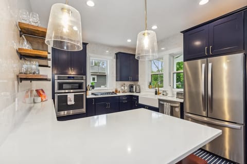 Stylish modern kitchen with high end appliances