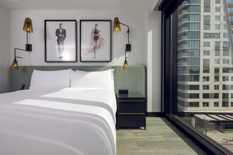 Wake up to skyline views and crisp, hotel-soft linens.