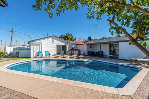 Large Private heated pool