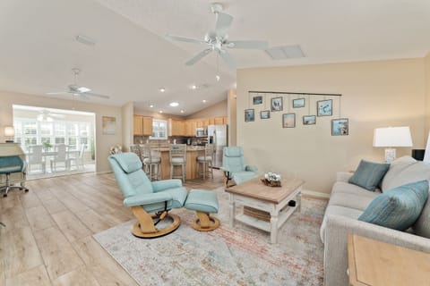 Open Concept: Living Room, Kitchen and Dining Room