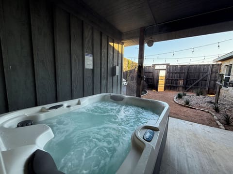 Soak and unwind at Station on the Vines ♨️
Your private hot tub retreat in Fredericksburg wine country.