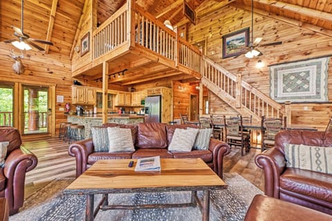 Mountain Song's cozy living area