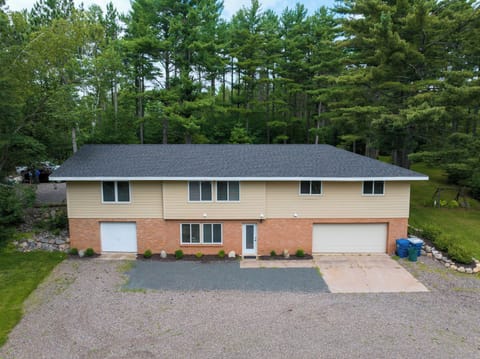 Outside lots of parking