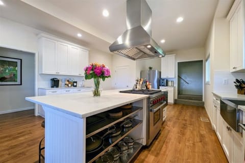 Large gourmet kitchen