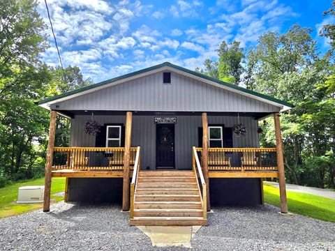 Front of house with covered porch