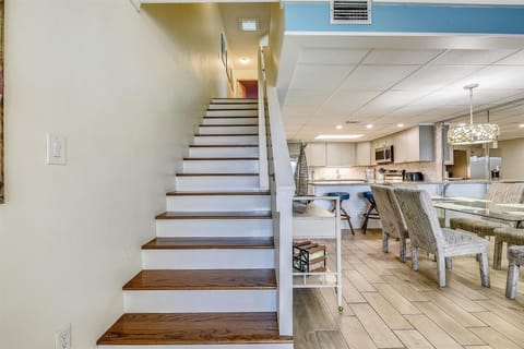 Stairs to the second level