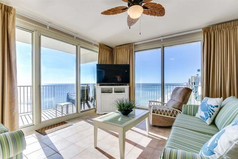Gulf views from every angle of the living room