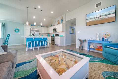 Charming interior decor adds personality to every corner. (Sand Feet Retreat)